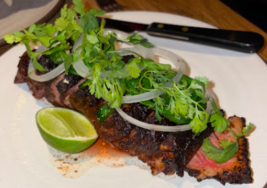 Cosme signature dishes Duck Carnitas
Corn Meringue
Lamb Barbacoa
